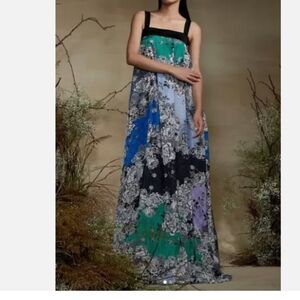 ATSU Anthropologie Floral Printed Maxi Dress